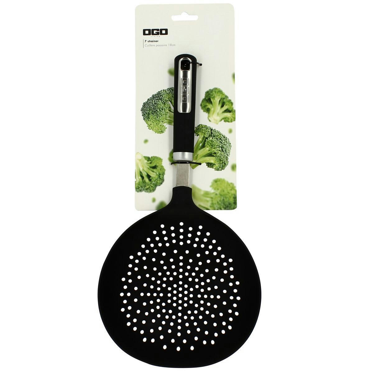 NEST - Cuillère passoire en silicone et inox