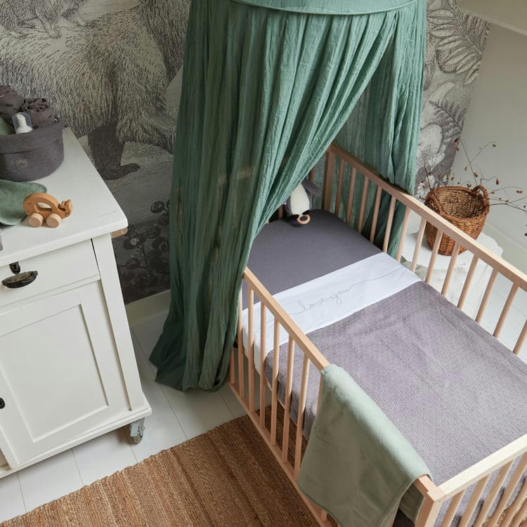 - Ciel de lit Ash green vert (245 cm)