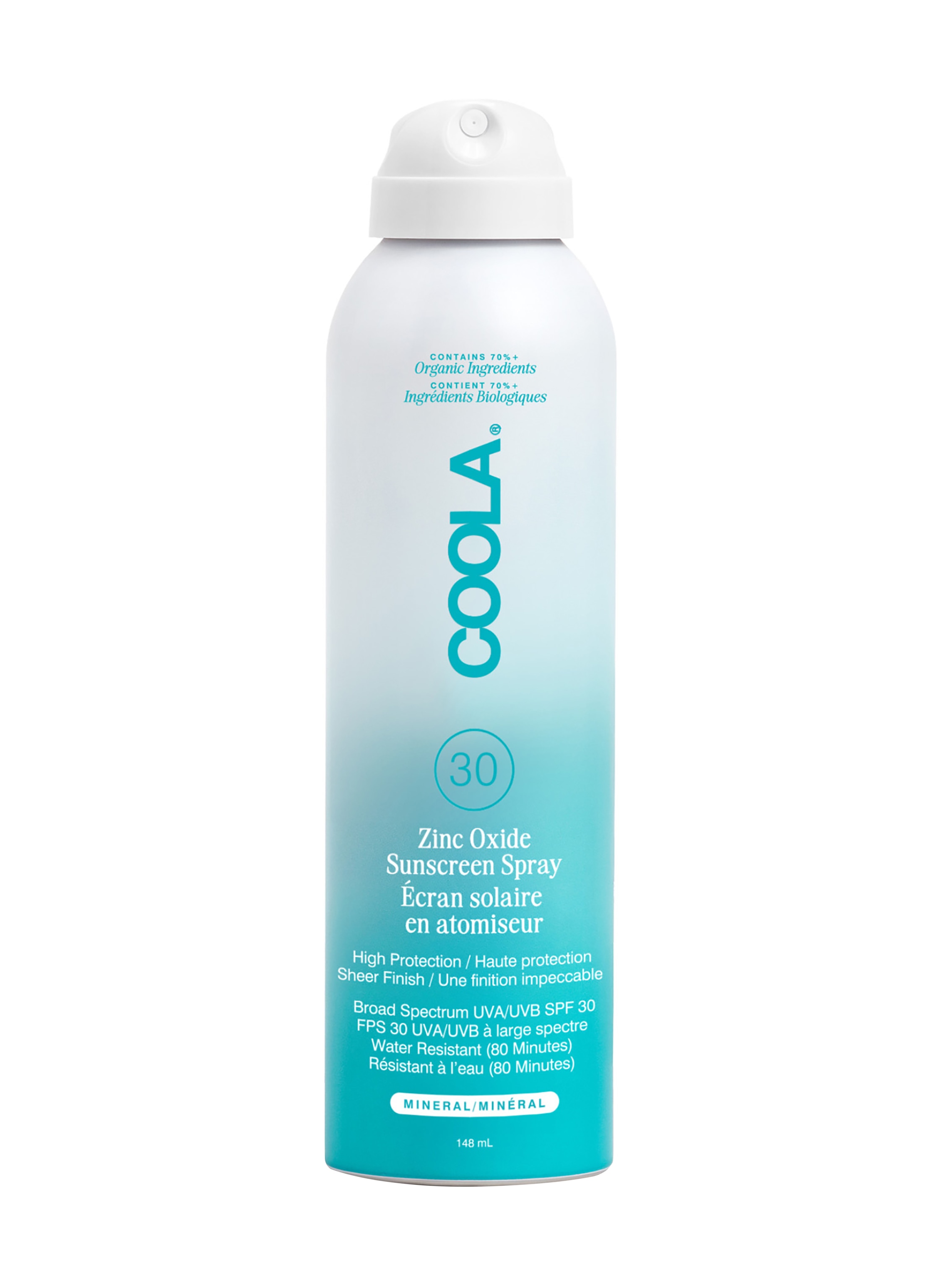 COOLA MINERAL BODY SPRAY FAGRANCE-FREE SPF 30