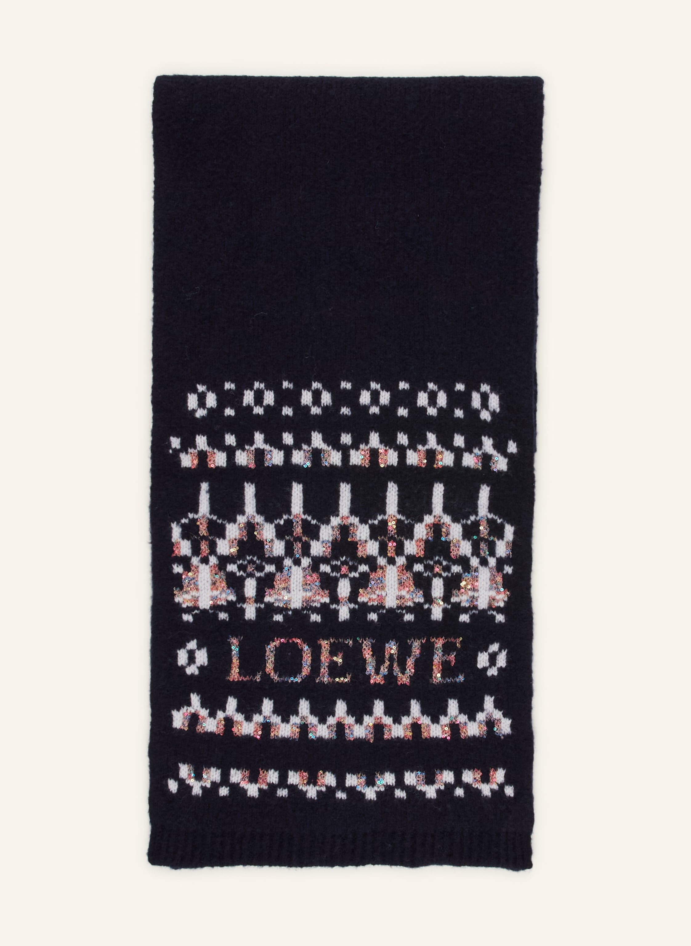 LOEWE Schal mit Pailletten