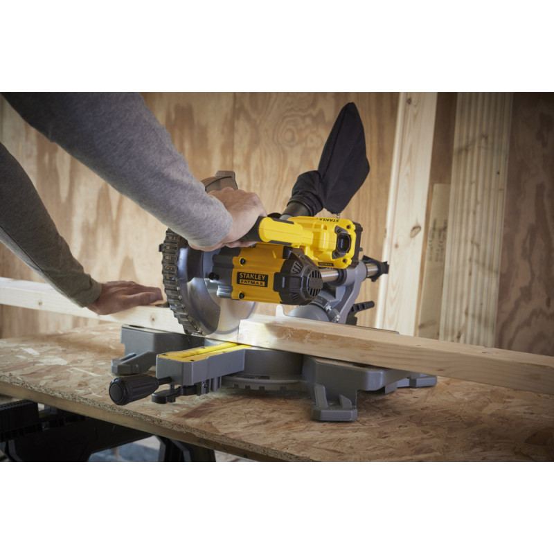 Scie à onglet sur batterie SFMCS701M1-QW 18 V 4 Ah STANLEY FATMAX