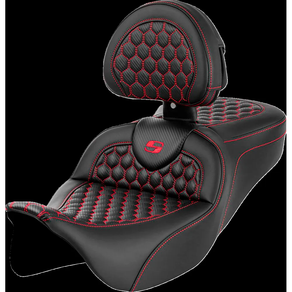 Saddlemen Roadsofa™ Harley Davidson FLH 1868 ABS 21/FLHFB 1868 ABS 23/FLHR 1584 08-11 808-07B-189B4 motorcycle seat