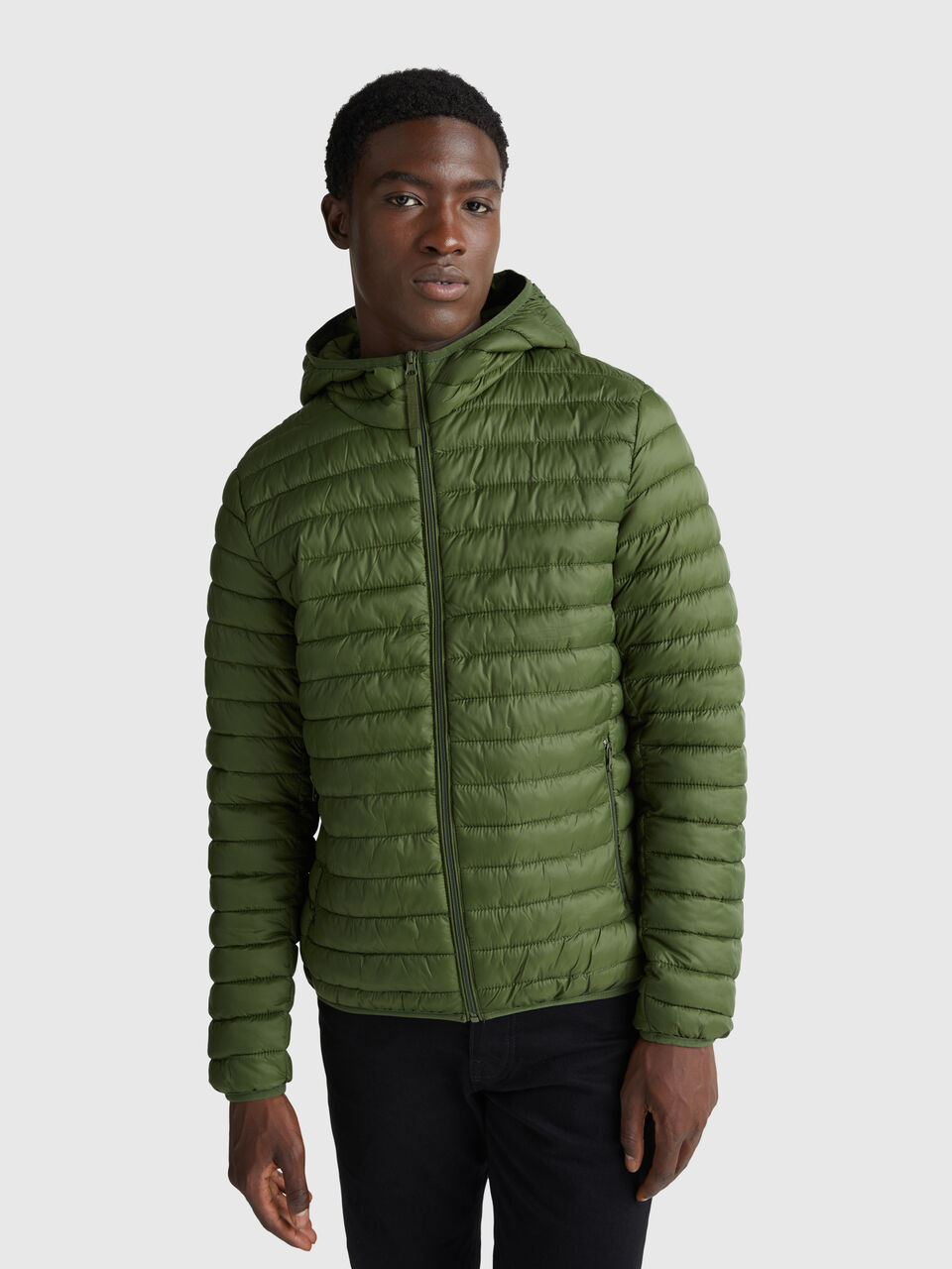 Regular fit puffer jacket