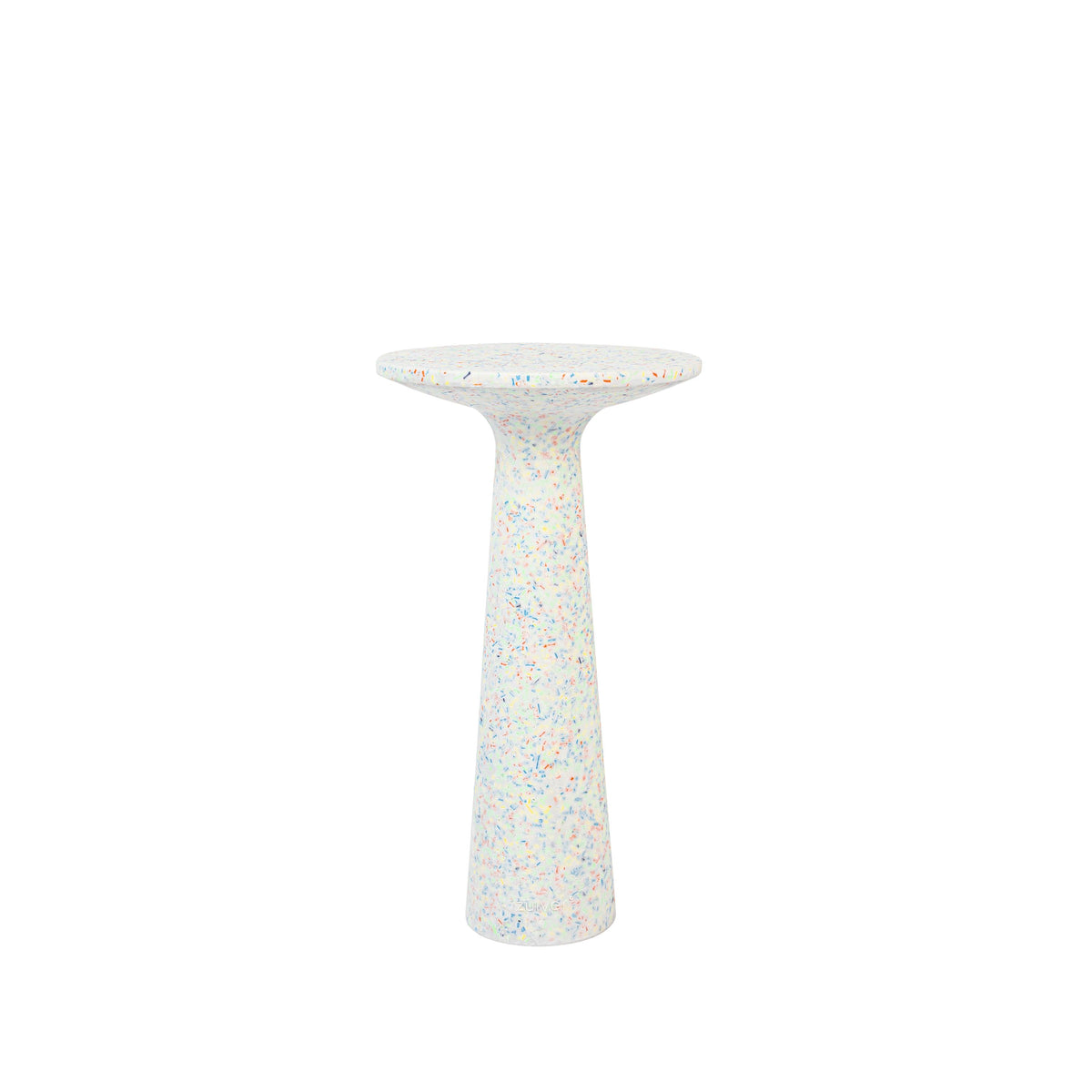 Zuiver Victoria Bijzettafel Rond 30 cm Gerecycled Plastic - Multi colour