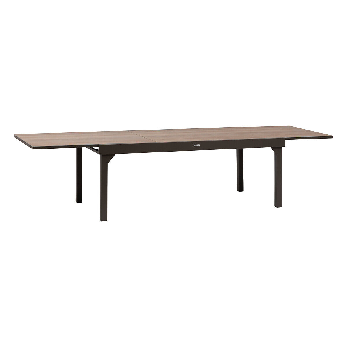 Mesa extensível PIAZZA tonka em alumínio 200-320cm