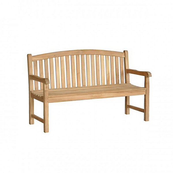Banc de jardin en teck massif 3 places
