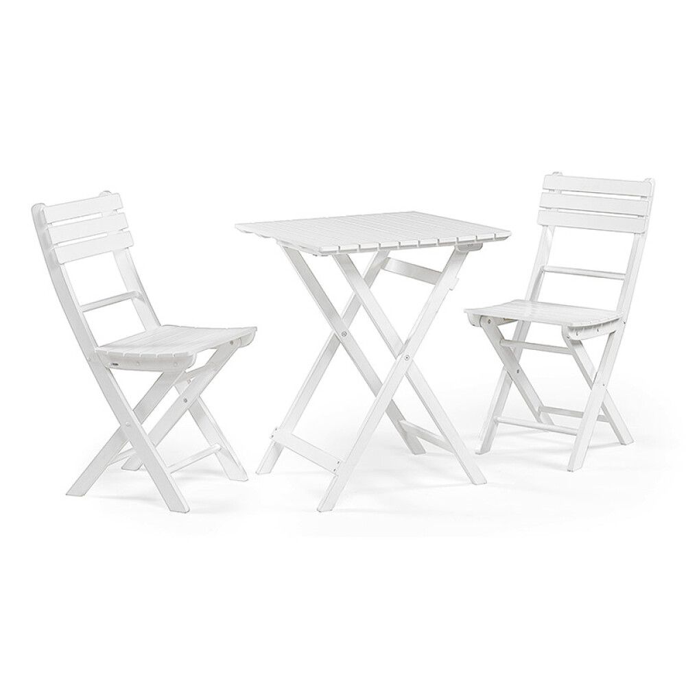 KLAPPSTOL HILLERSTORP ÅRE HVIT 2PK