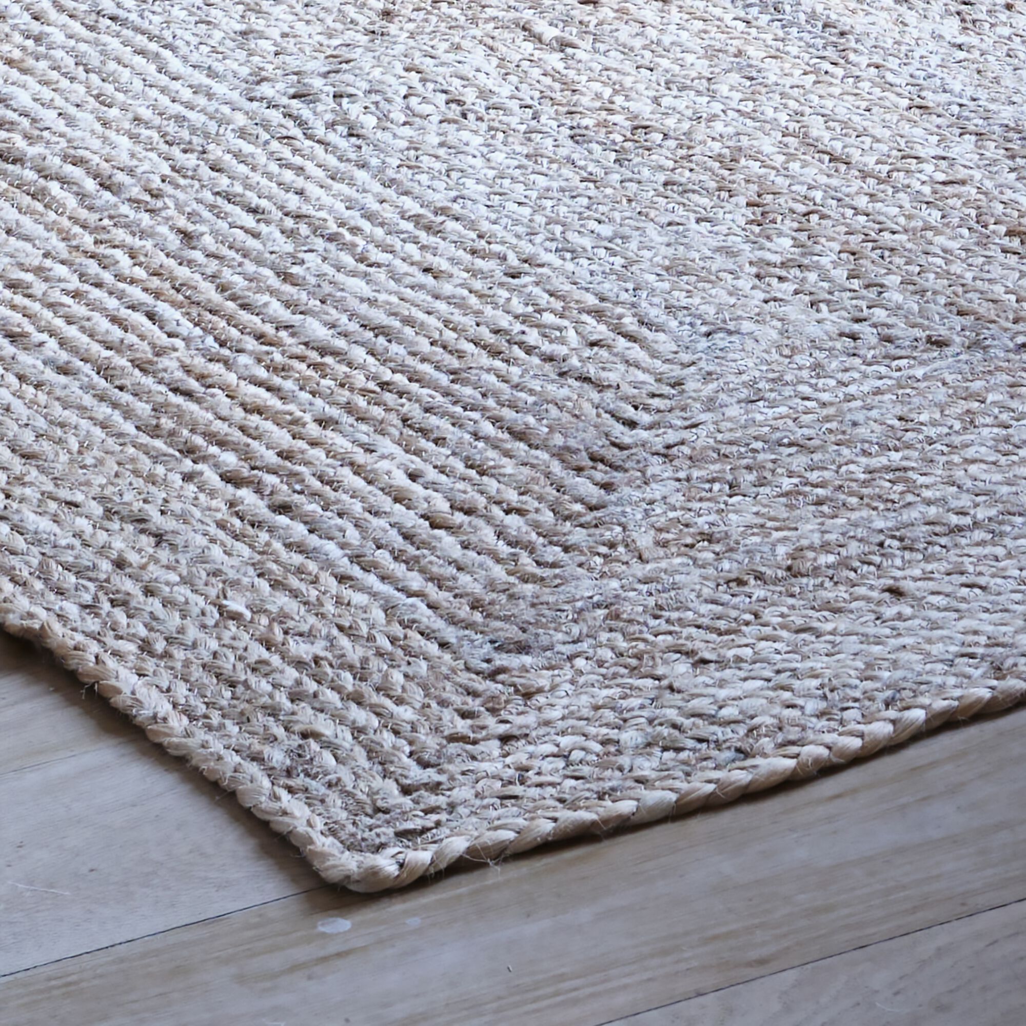 RUSH - Tapis de couloir en jute - naturel 80x200cm
