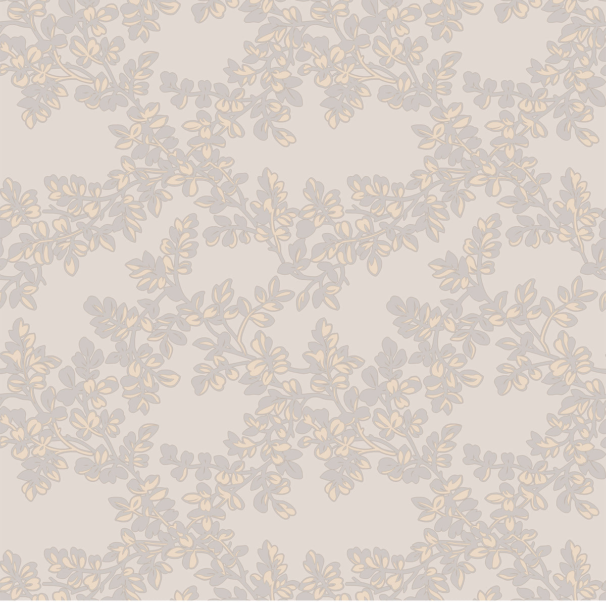 Laura Ashley Vliesbehang - Burnham Dove Grey - 10mx52cm