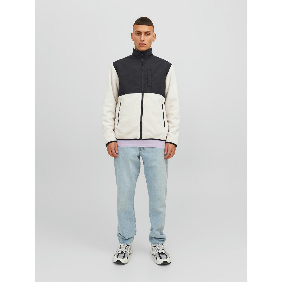 Blouson bi matière Marvin