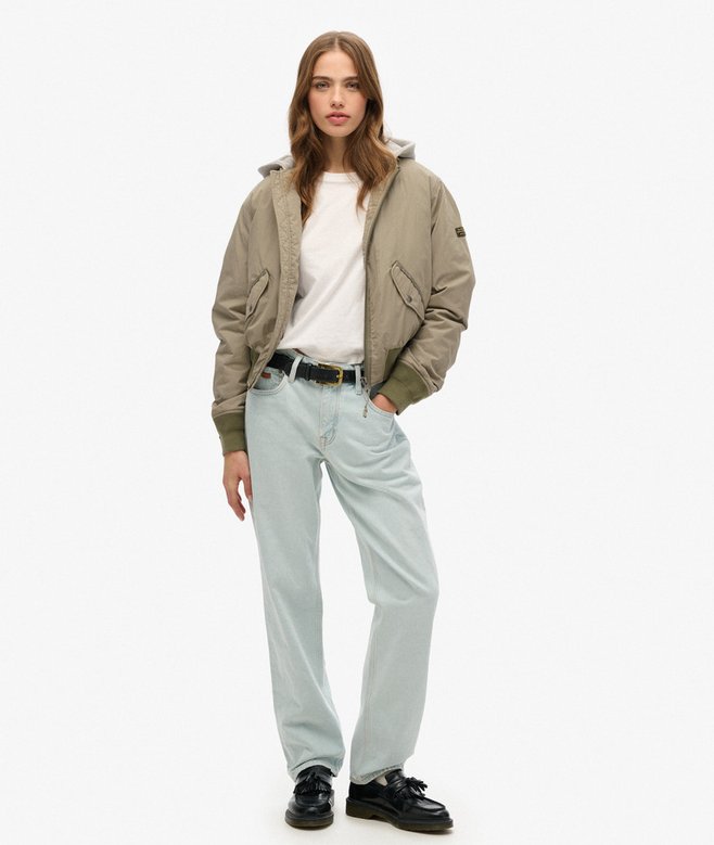 Hooded MA1 Bomber Jacket