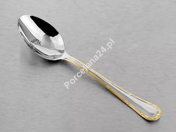 Komplet sztućców 24 cz. na 6 sób Pintinox 1929 - Filet (2.5 mm) złocone 23.FILG.K24