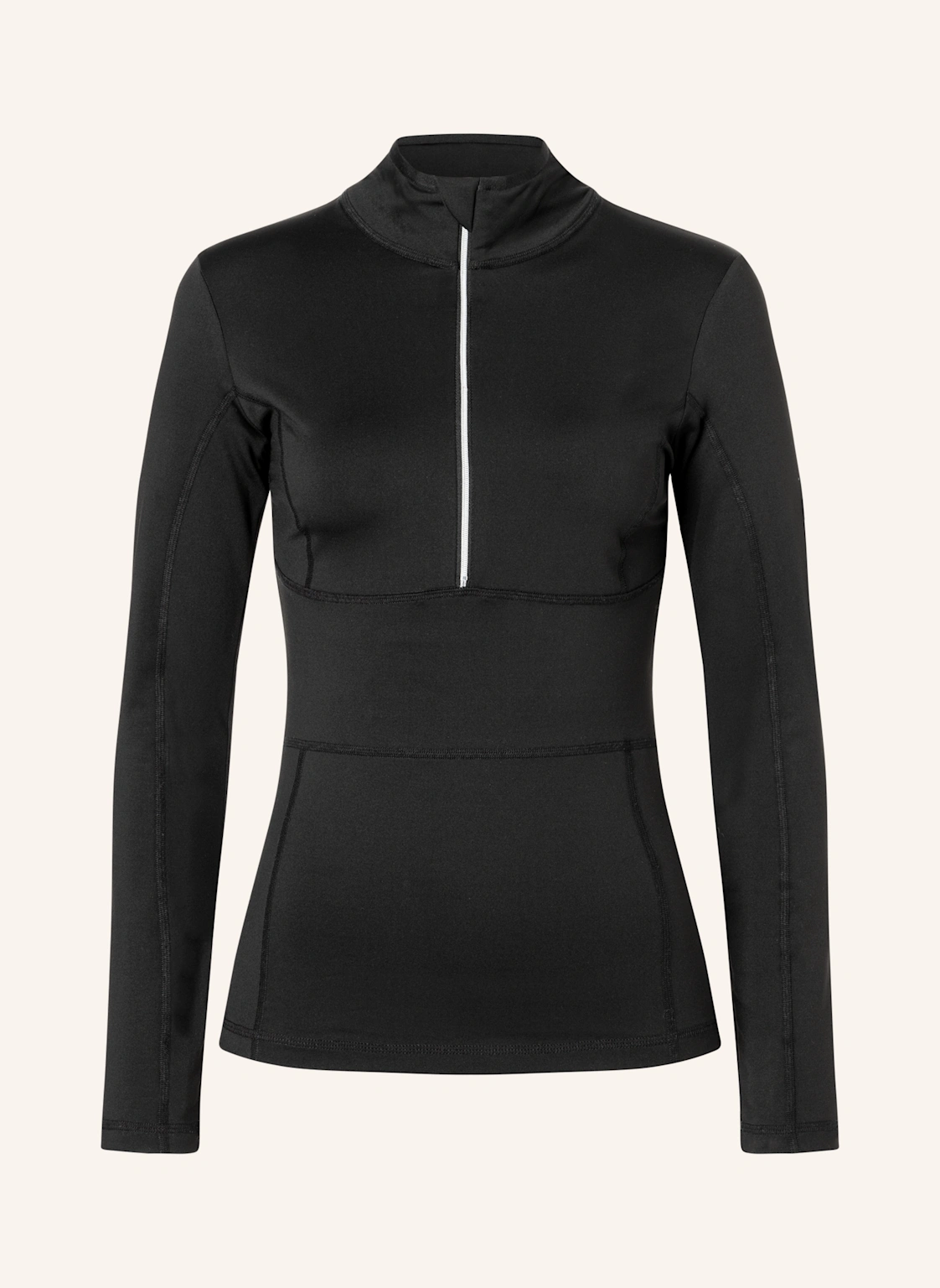 JET SET Langarm Zip Hemd GINGER