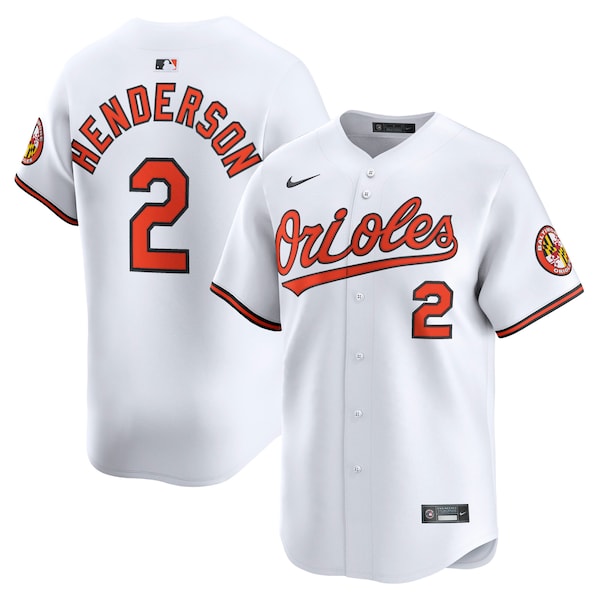 Gunnar Henderson Baltimore Orioles Nike Limited Player Jersey - White/Gray