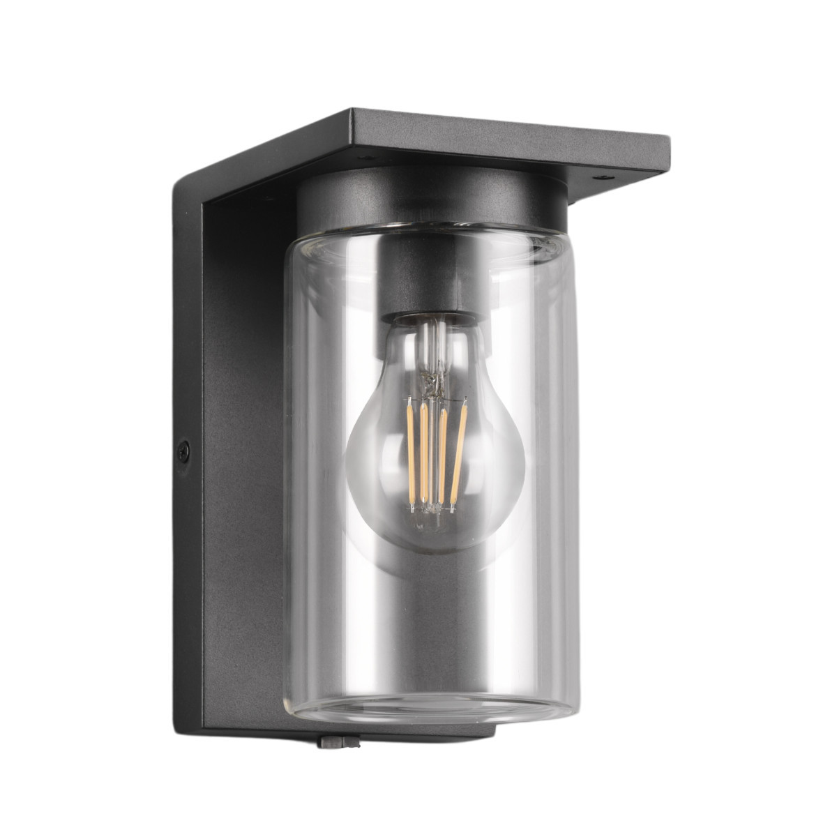 Kinkiet zewnętrzny z czujnikiem czarny ARDILA 1xE27x40W IP44 Trio