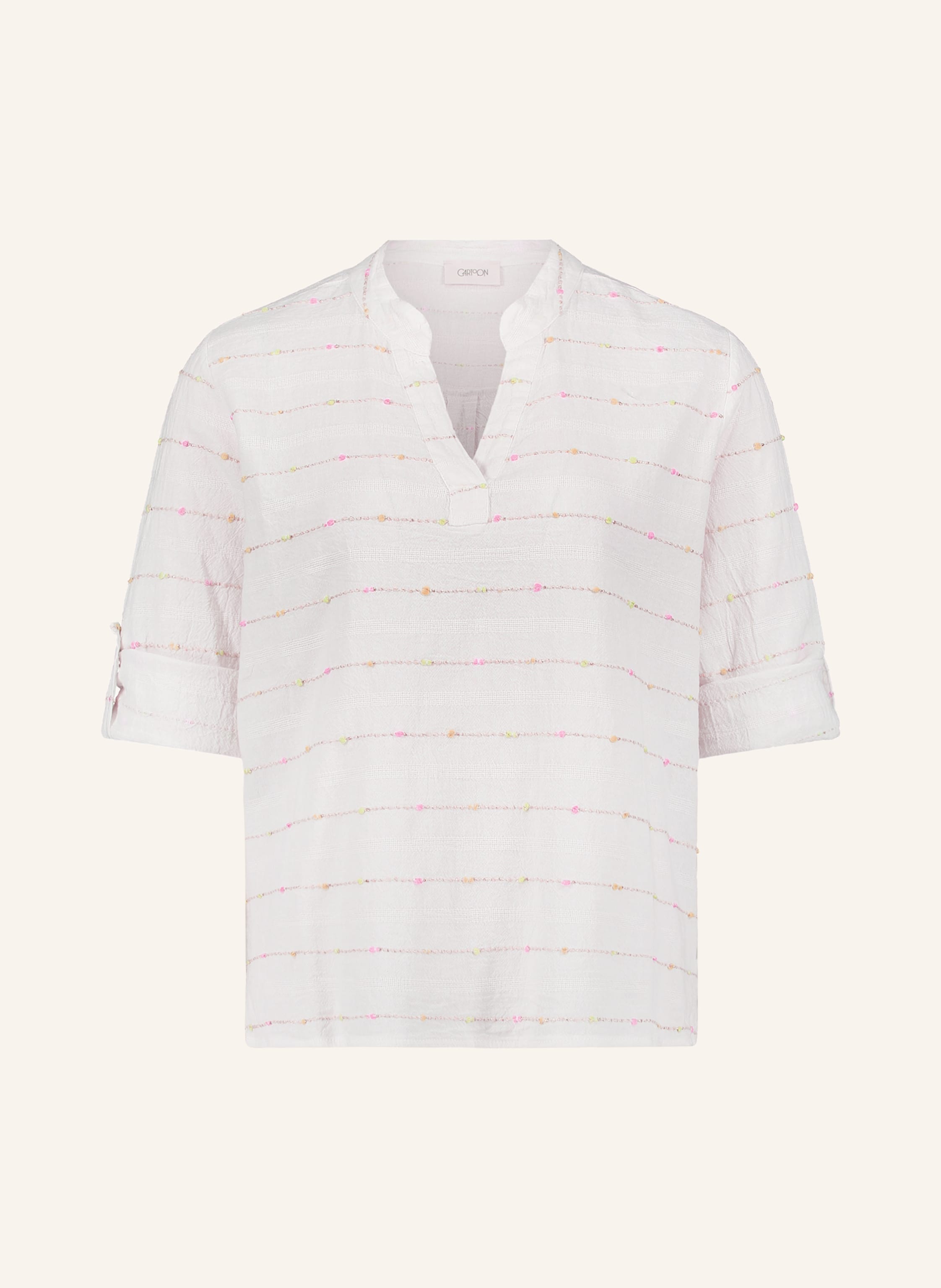 CARTOON Blusenshirt mit 3/4-Arm und Glitzergarn