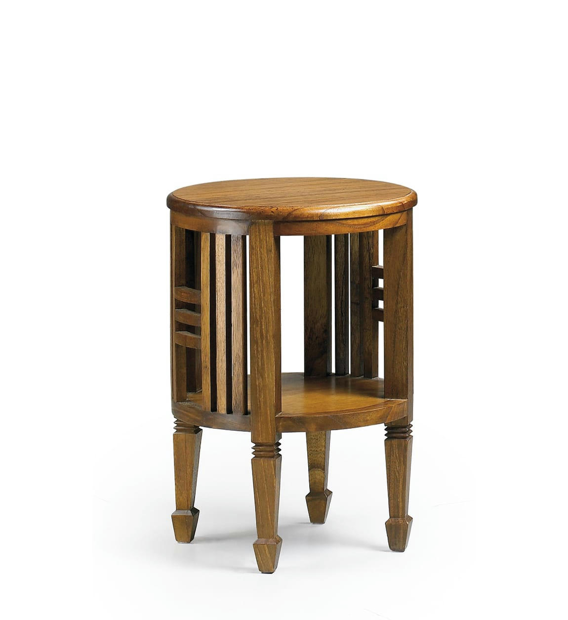 STAR - Table porte liquieurs en bois marron D 45 cm