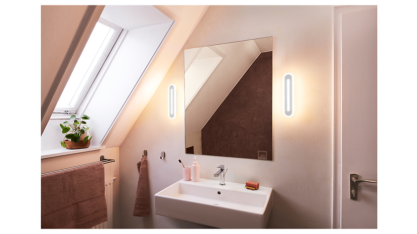 Kinkiet łazienkowy Smart Wifi Orbis LED stalowy czarny