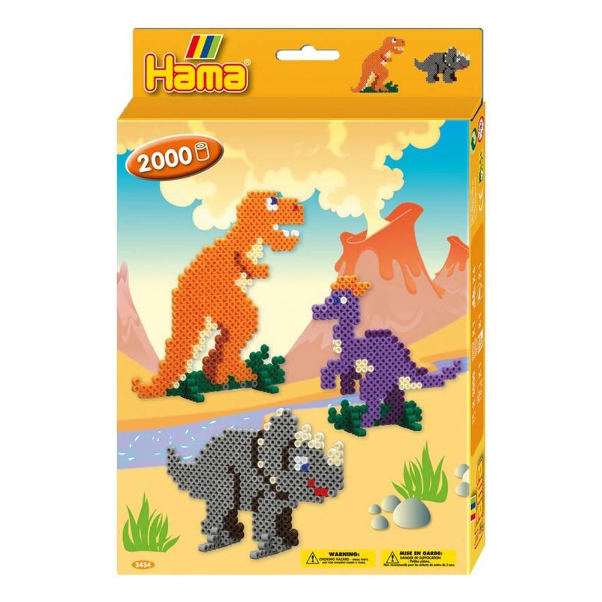 Hama Beads Dinosaurs Set