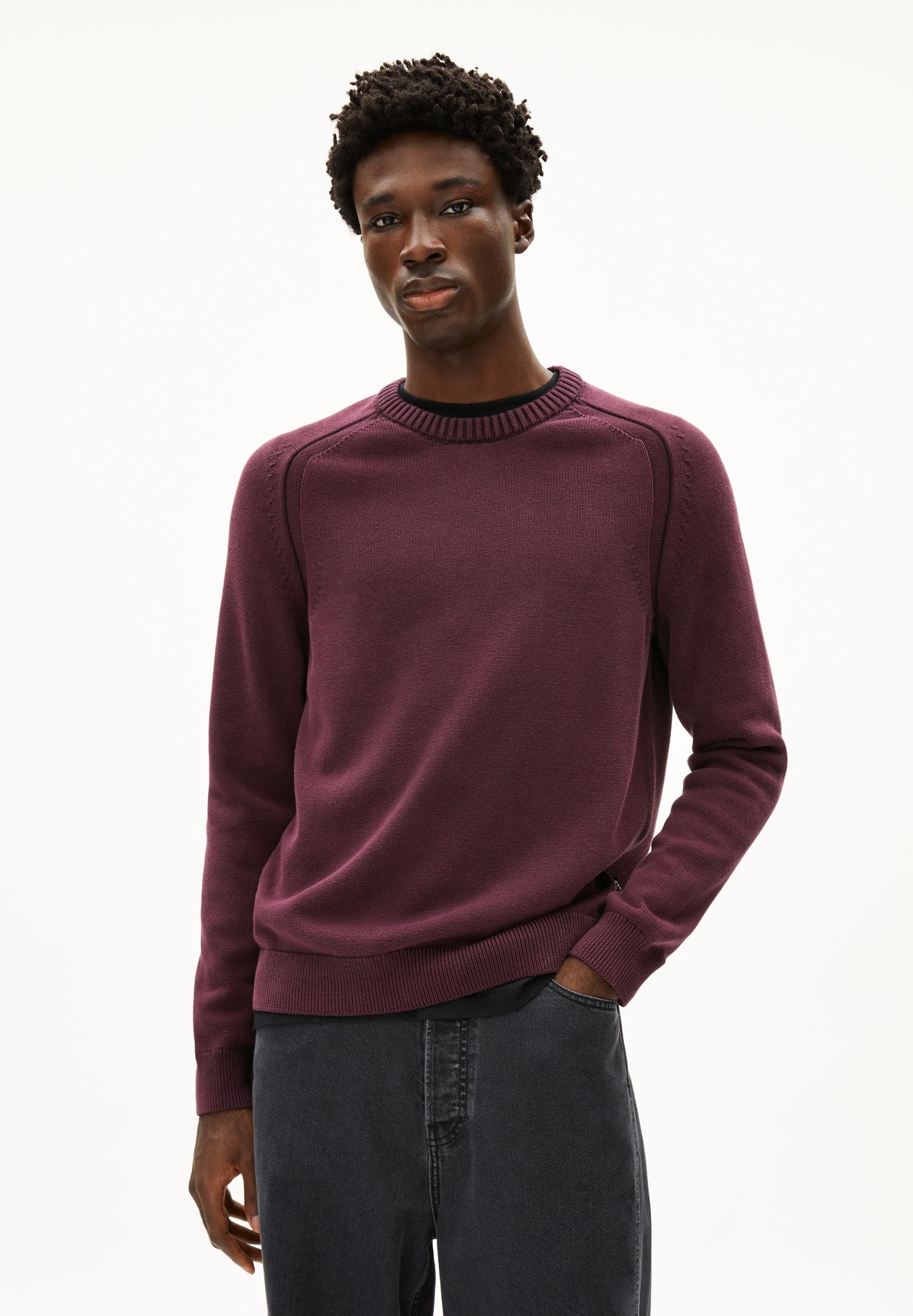 VAANJO GMT DYE STRICKPULLOVER