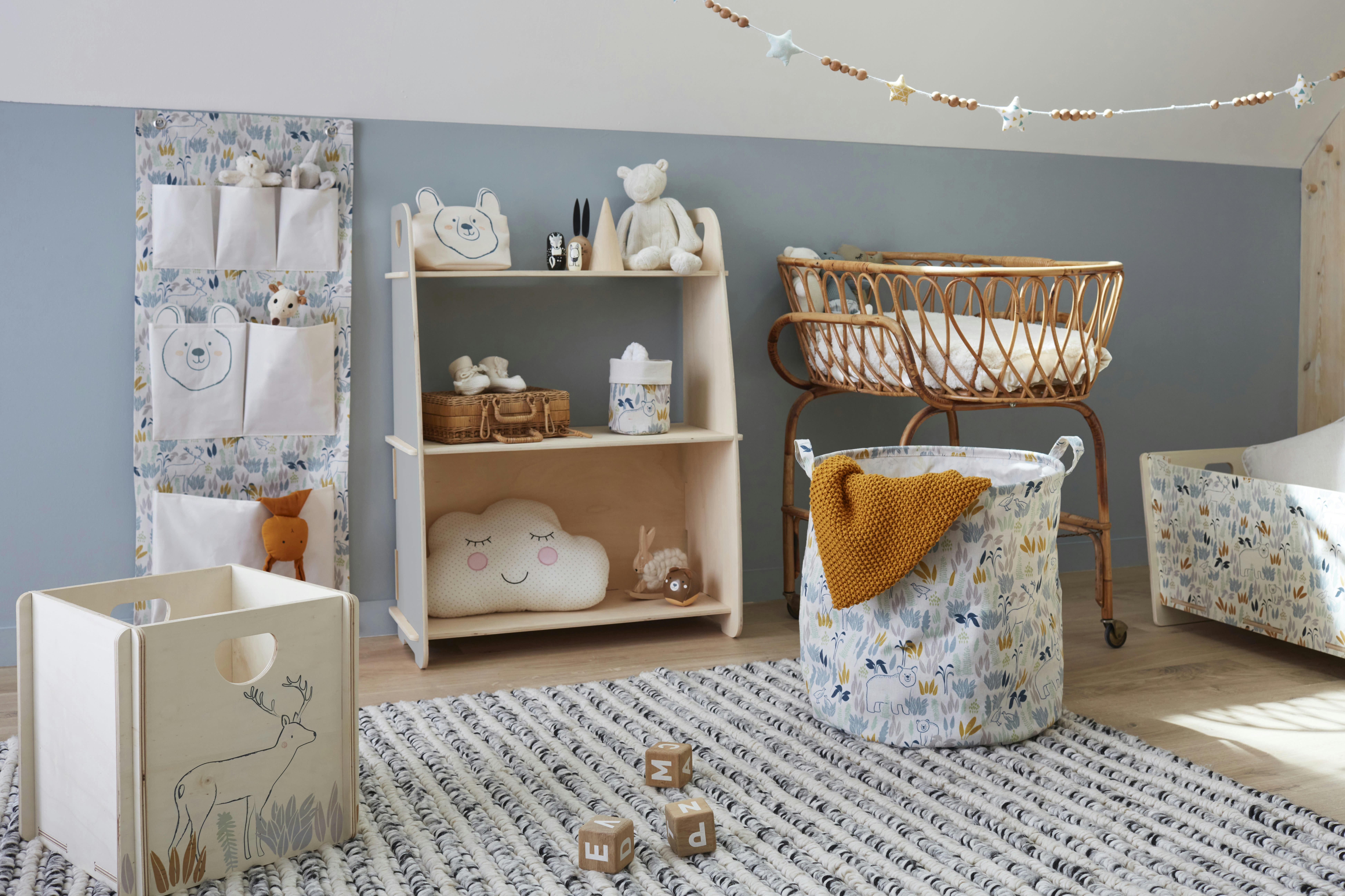 NO SCREW NO GLUE - Coffre à jouets en bois pour enfants sans clous ni vis