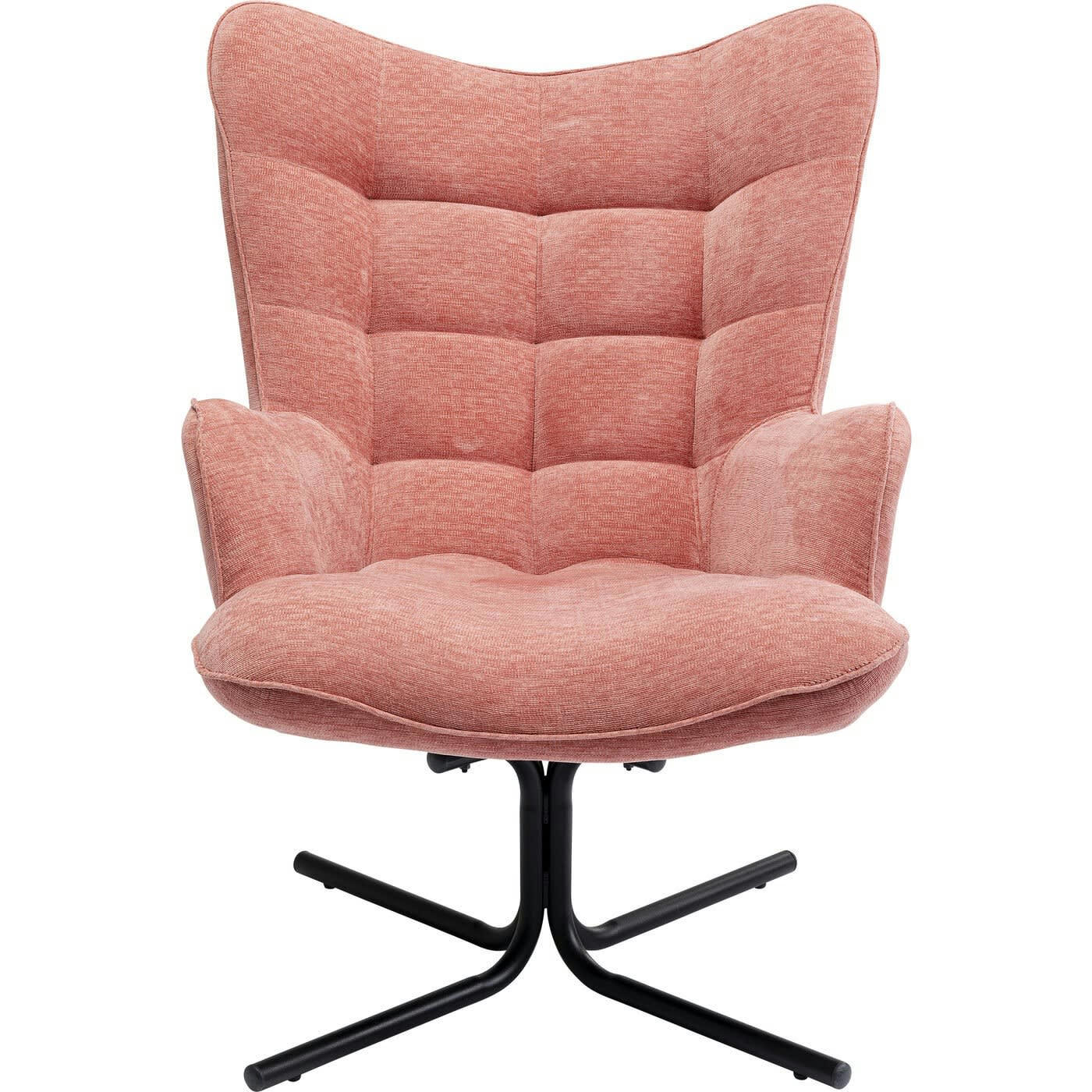 OSCAR - Fauteuil pivotant Oscar rose Kare Design