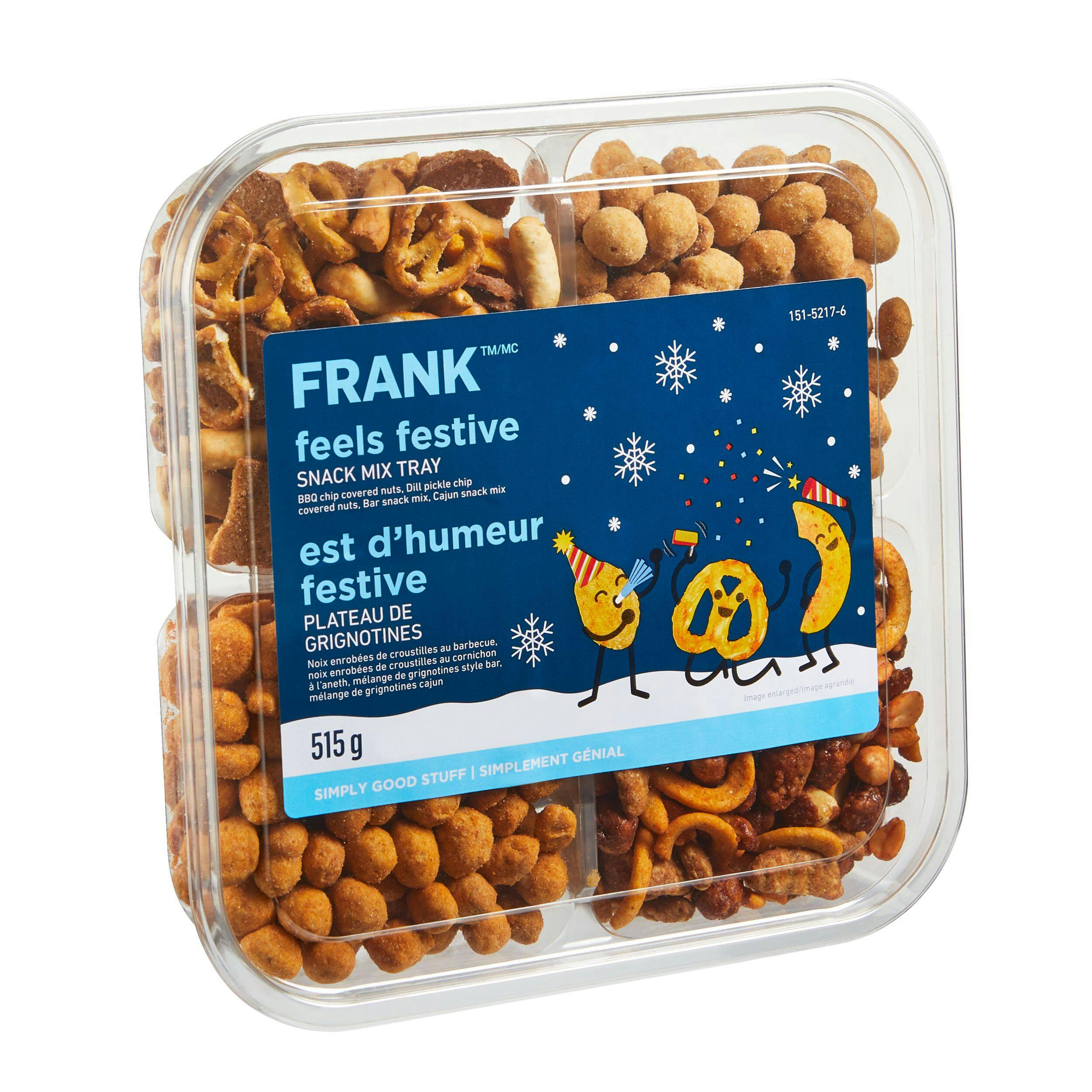 FRANK Party Snack Mix Tray, 515-g