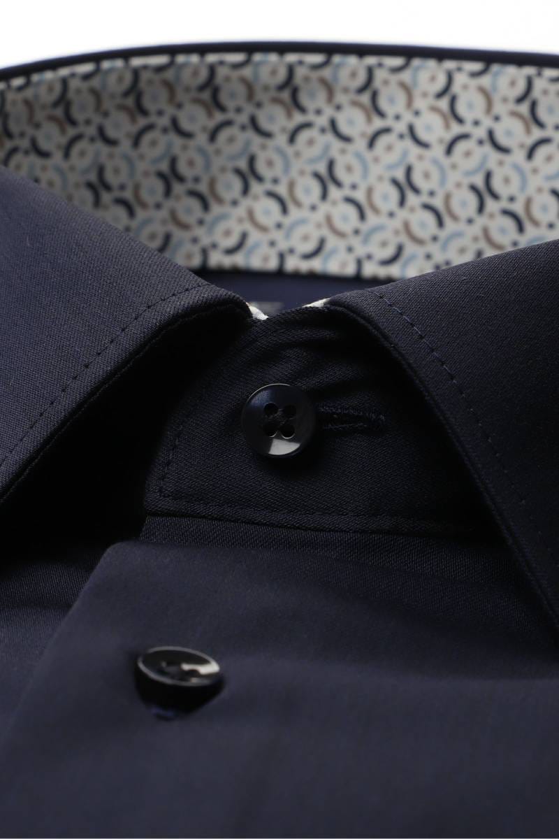 ETERNA Performance Slim Fit Hemd blau/weiss, Einfarbig