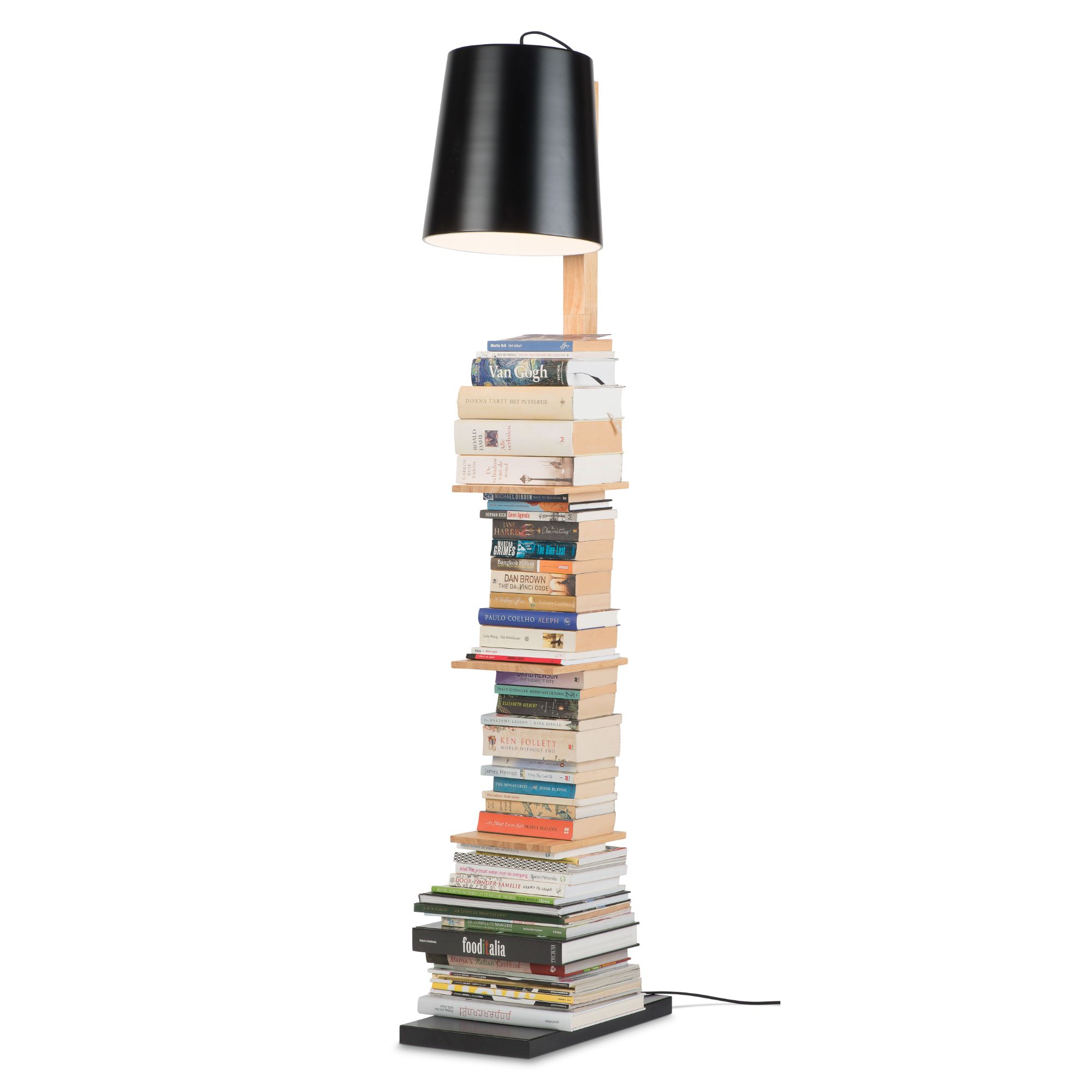 it's about RoMi vloerlamp Cambridge - zwart - 38x30x168cm