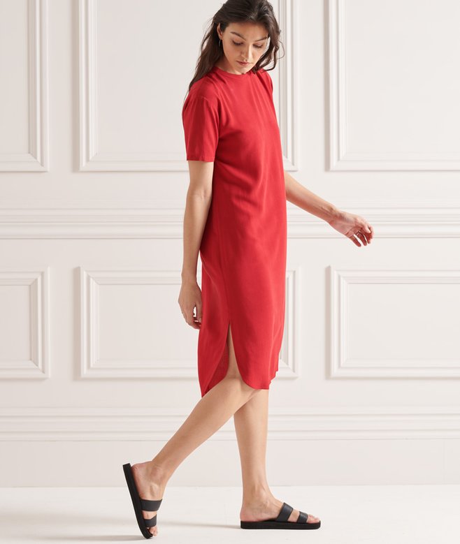 Curve Hem Shift Dress