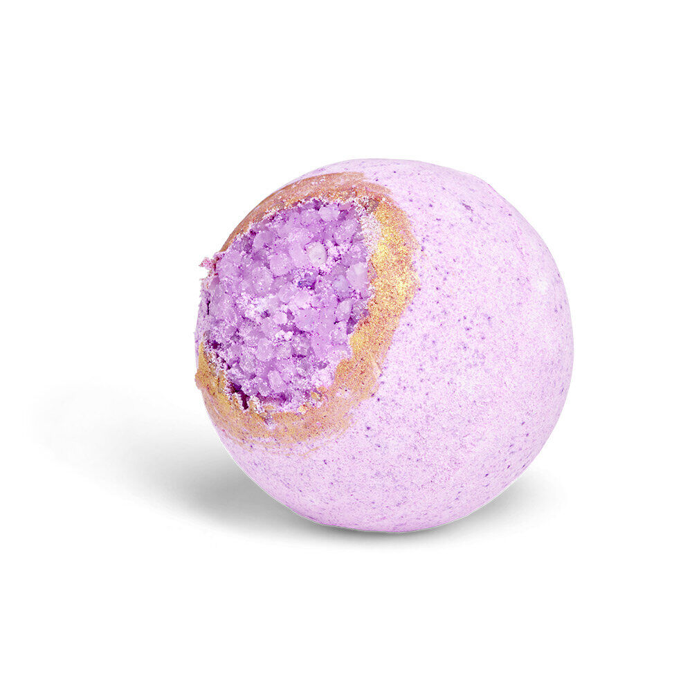 Bombe de bain cristal de sel zen 100g 3 coloris