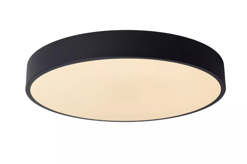 Plafon UNARokrągły czarno-biały LED 1x24W 40cm 1680lm IP20 Lucide