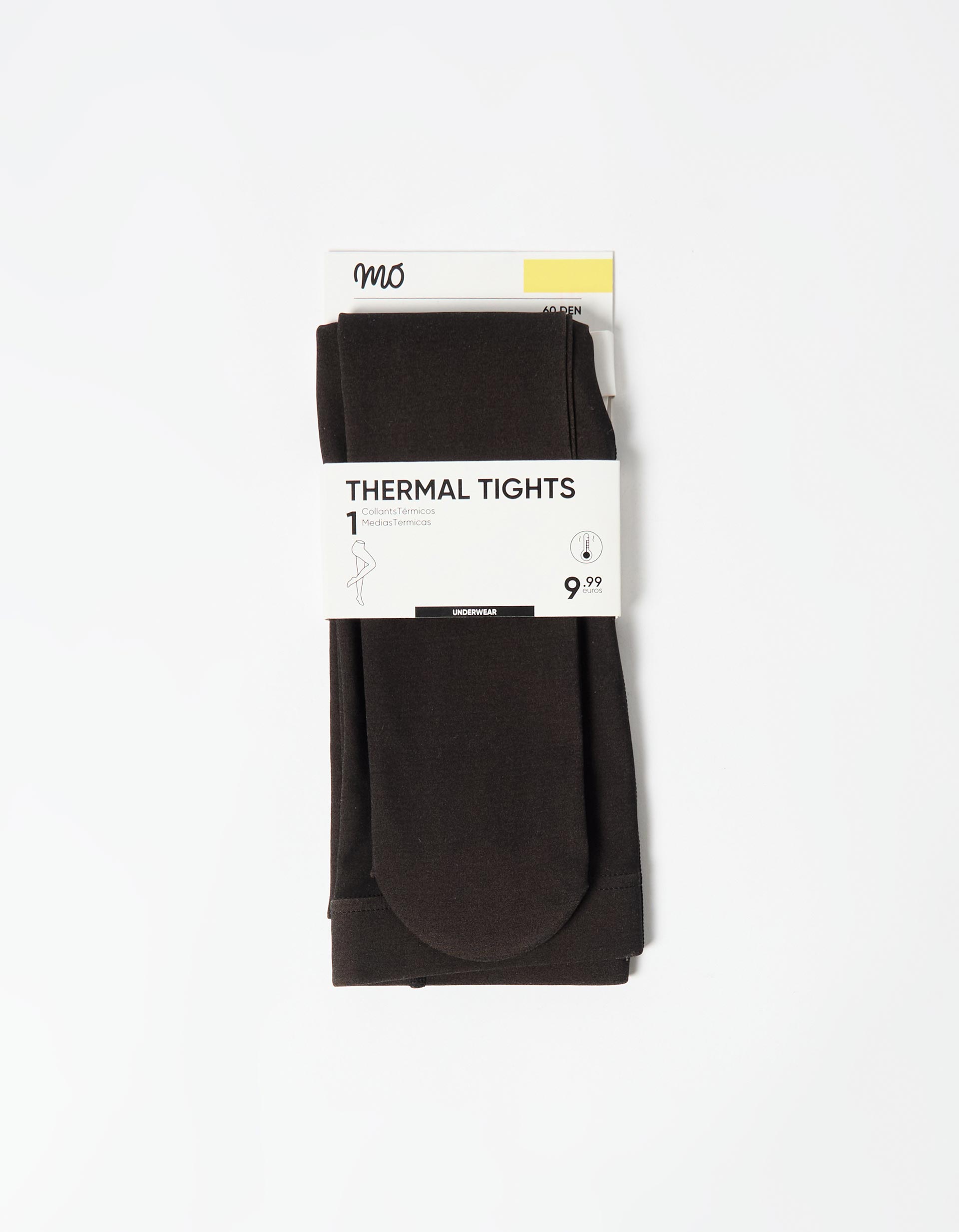 Collants Térmicas 60DEN, Mulher, Preto