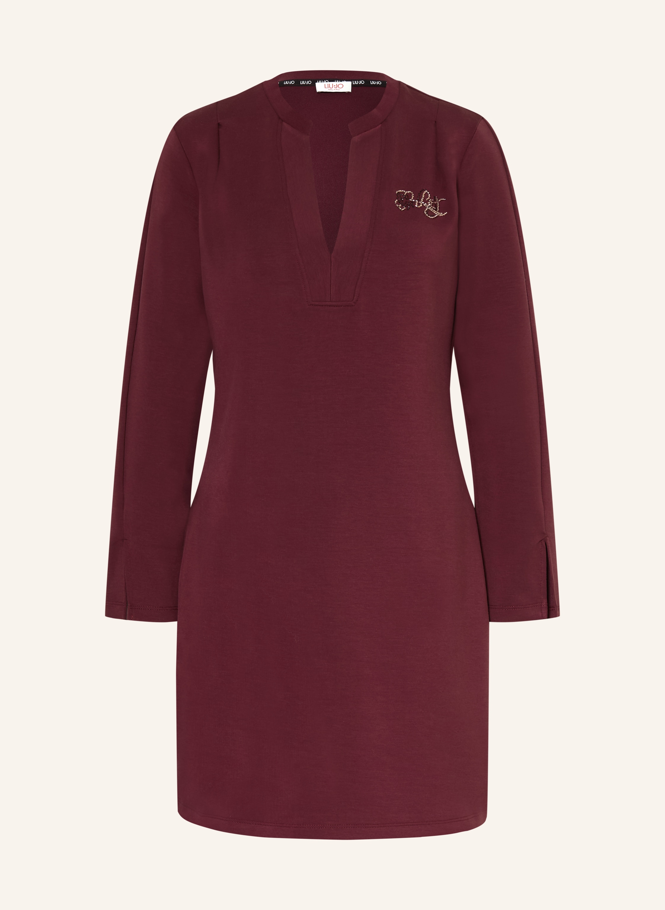 LIU JO Sweatkleid mit Schmucksteinen