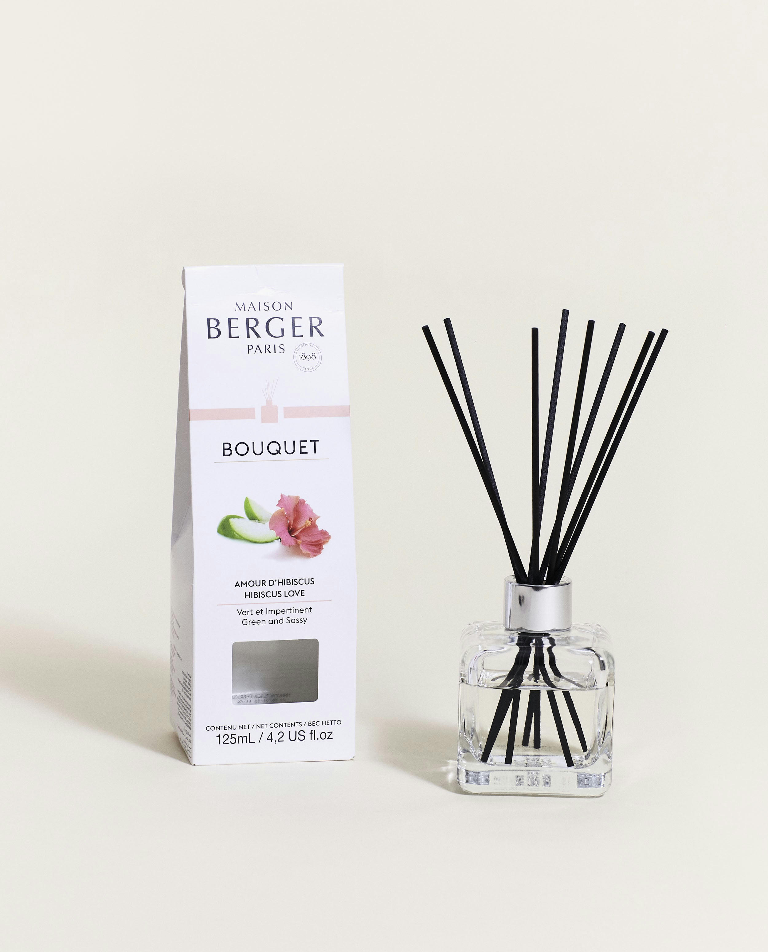 CUBE - Bouquet parfumé Amour d'Hibiscus