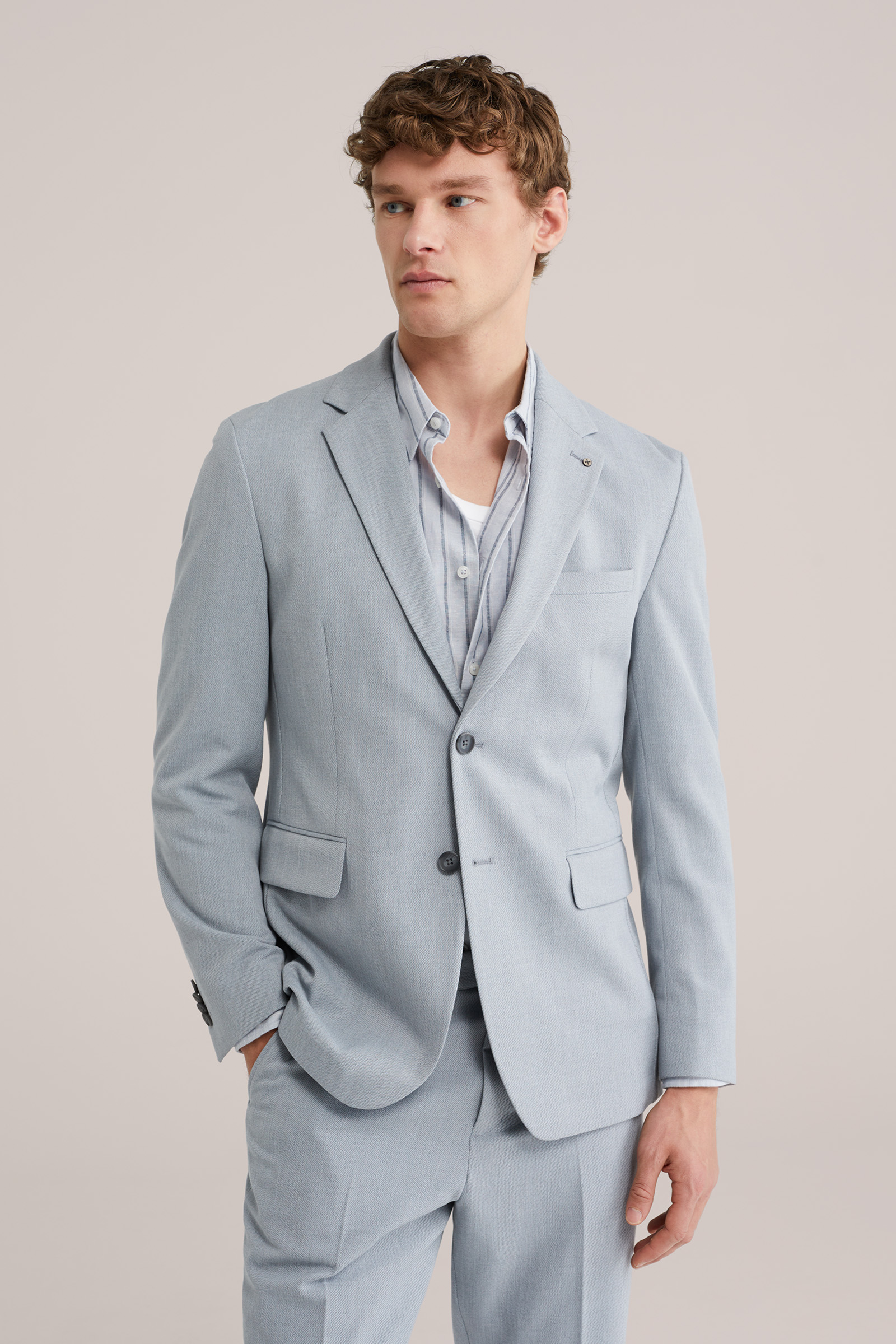Heren slim fit blazer