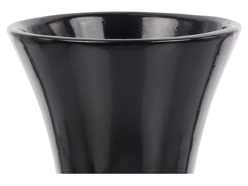 Wazon klepsydra ceramiczny 23 cm czarny