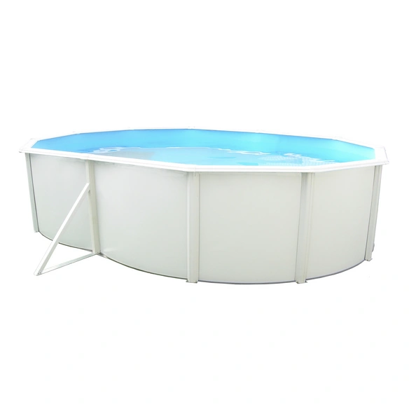 Ovalpool »Nuovo de Luxe«, Oval, BxLxH: 366x550x120 cm, weiß