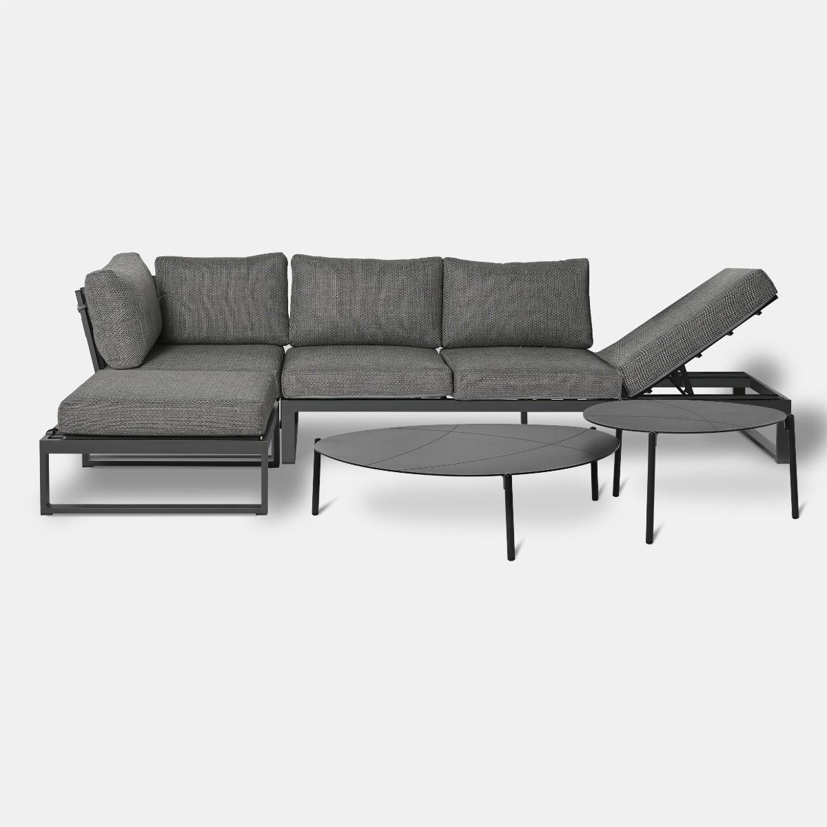 Zestaw stolików Fast 78x64x39 cm/110x83x29 cm