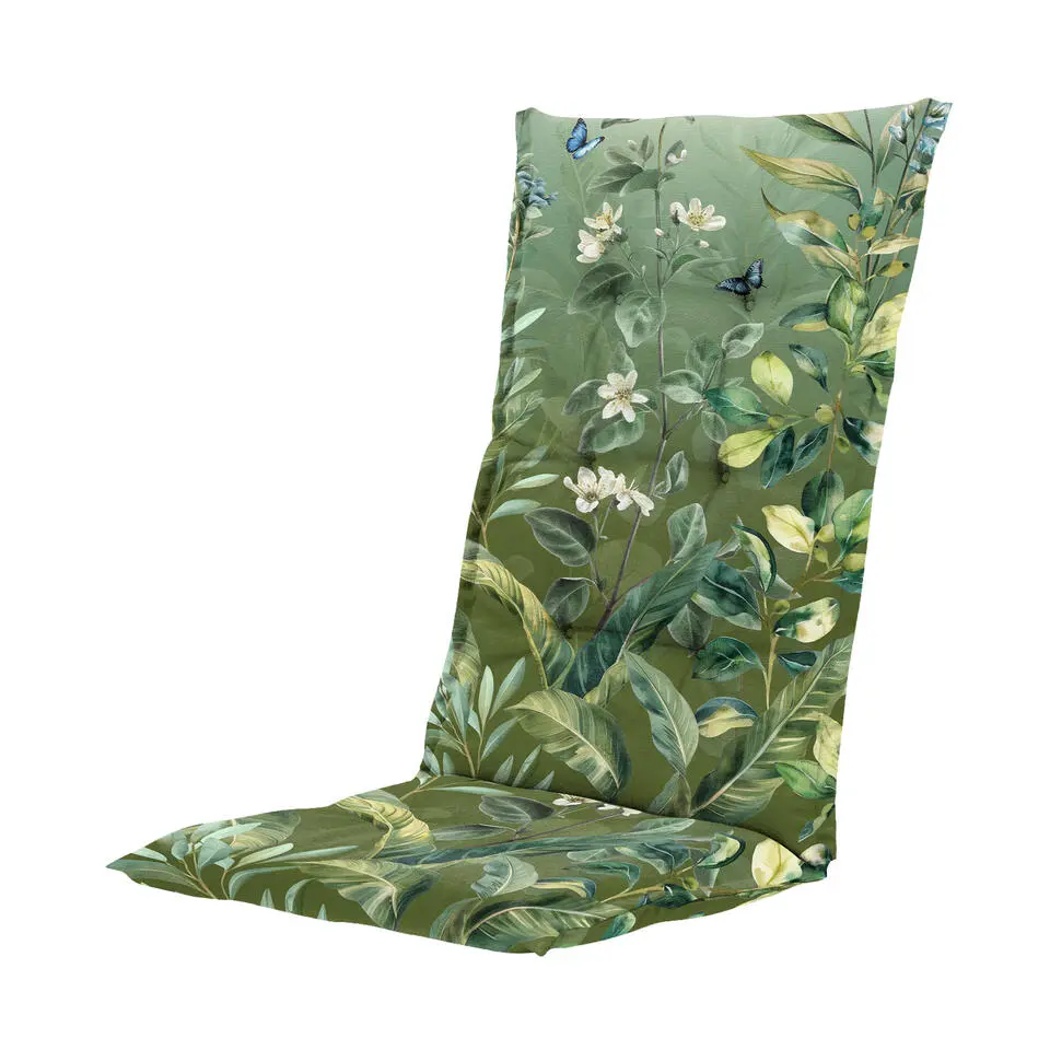 Madison - Kussen hoge rug Elisa - Groen - 123x50x5cm - Set van 4