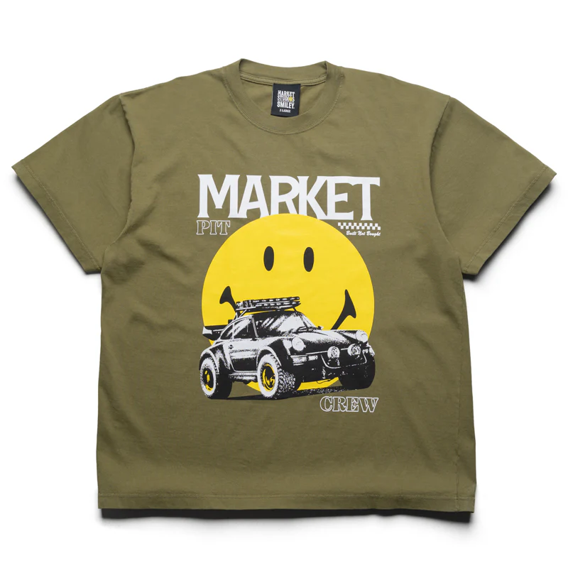 Market Smiley All Four Tee - Sphagnum
