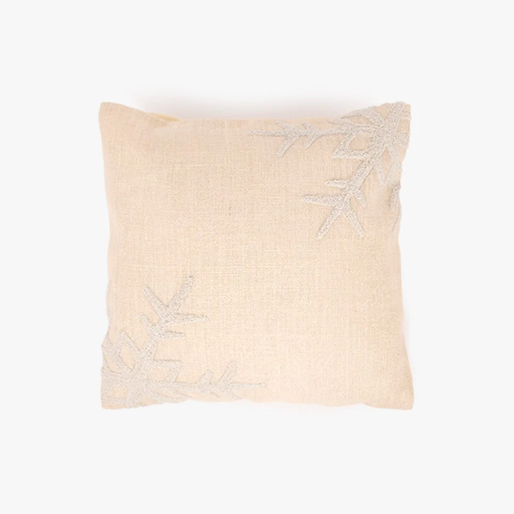 Capa de Almofada com Flocos de Neve NEW BRIGHT