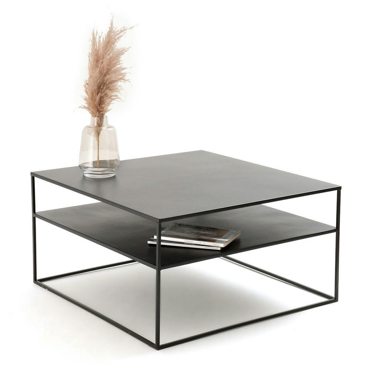 Table basse carrée acier, Hiba