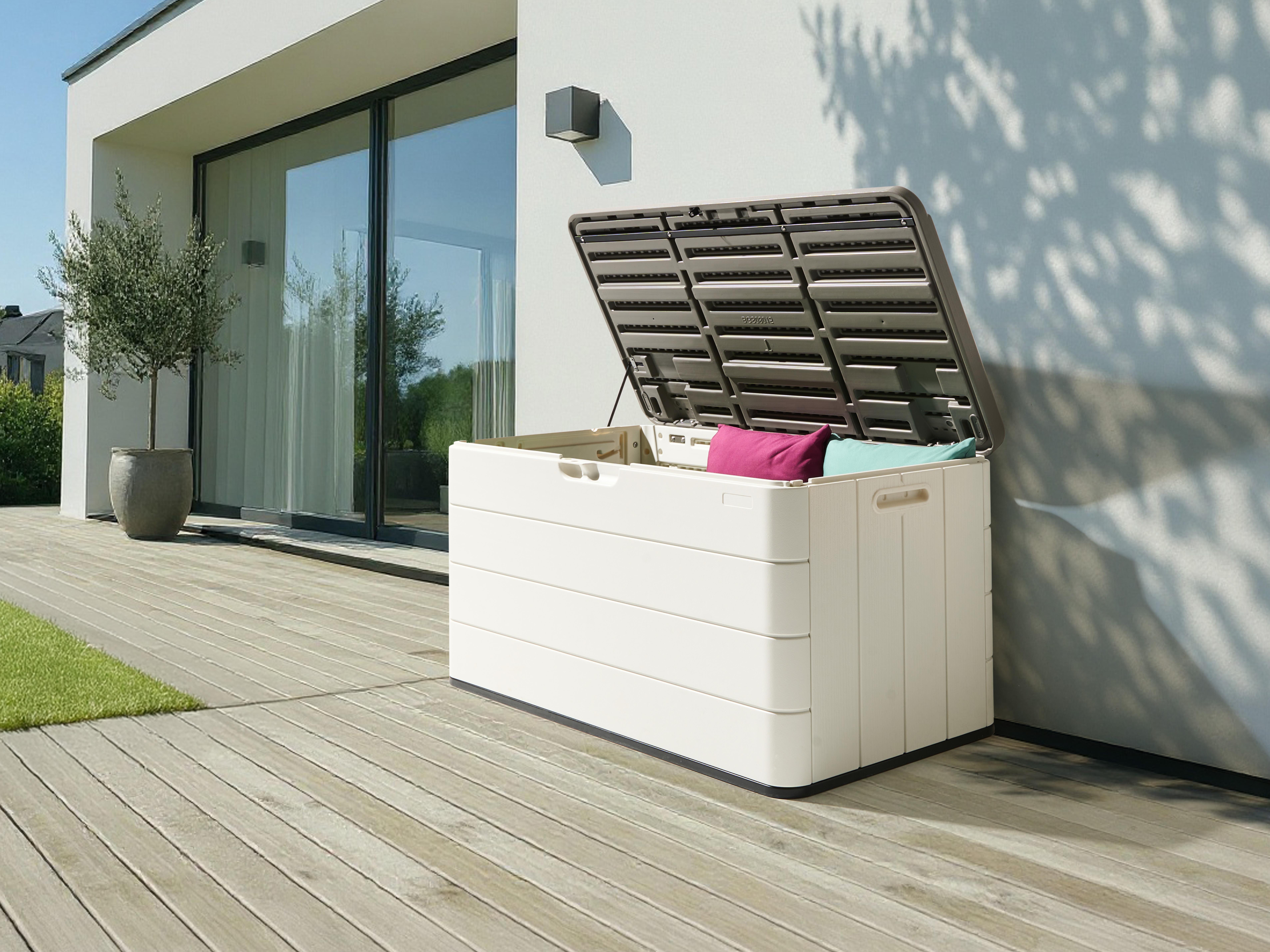 Storage Box MILIES 116 cm 60 cm White