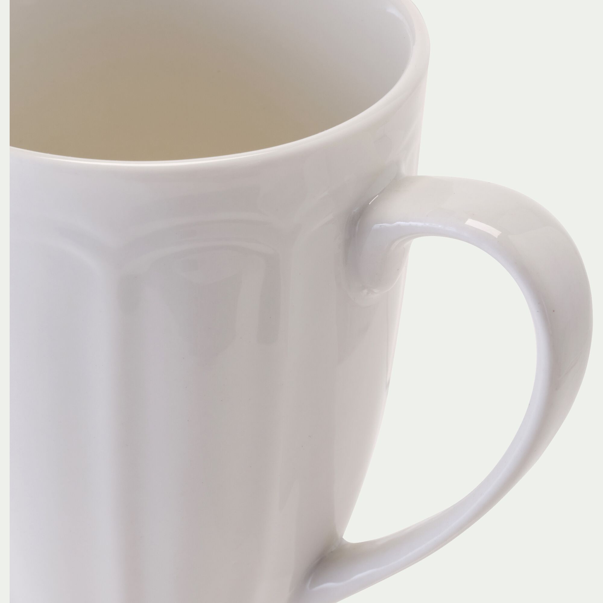MARLI - Mug en porcelaine 35cl - blanc