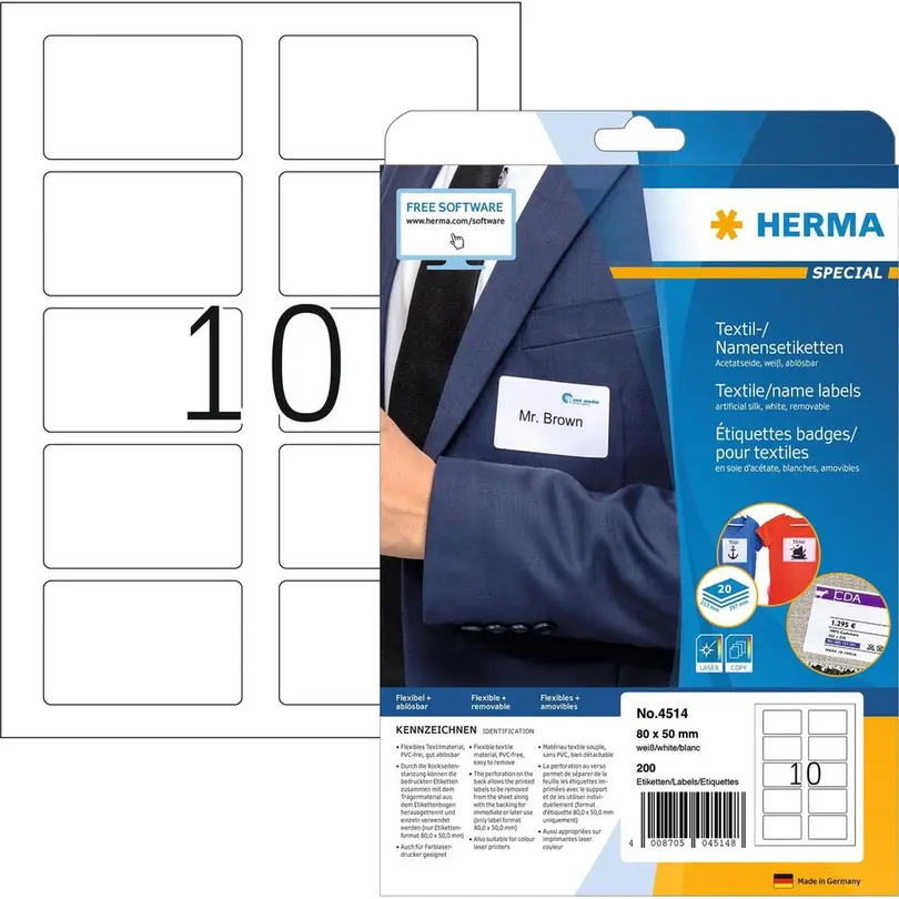 Etiketten 200er-Set Premium