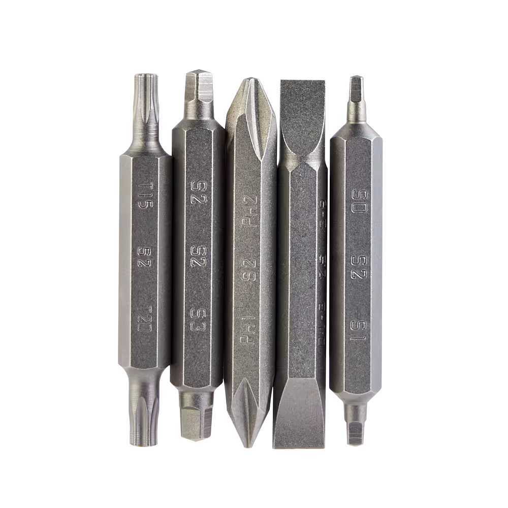 Mastercraft Double Ended Screwdriver Bit Set, 5-Pc