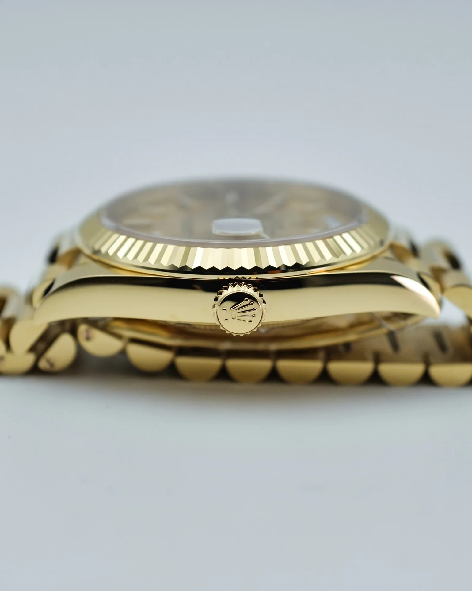 Rolex Day-Date 228238 YG Plated Champagne Dial 40mm Replica