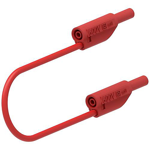 Electro PJP 240-IEC-CD1-100R cordon de mesure banane mâle 2 mm 1,00 m rouge