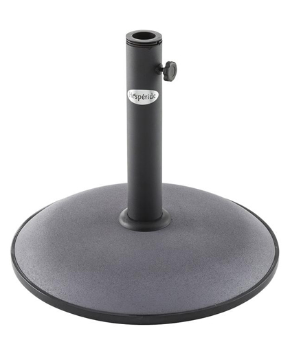 Base para guarda-sol cinza em betão